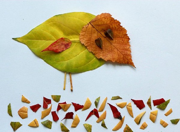 Applique מן הסתיו משאיר לגן ו 1-2 כיתות של בית הספר, כיתות אמן עם תמונה ווידאו