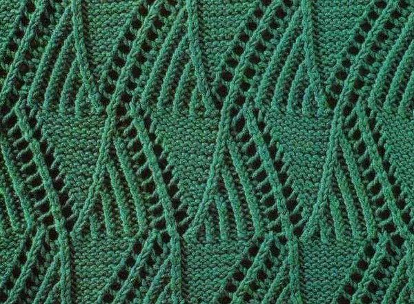 Openwork עם סריגה מחטים למתחילים Openwork עם סריגה מחטים למתחילים