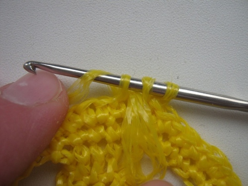 איך לקשור את הסרוגה loofah?