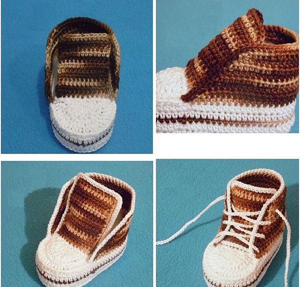 הסרוגה Booties עם צעד אחר צעד תיאור למתחילים
