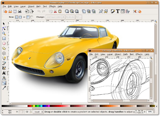 Inkscape: עורך וקטור חינם Inkscape: עורך וקטור חינם