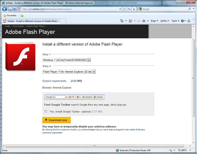 כיצד להתקין את Adobe Flash Player