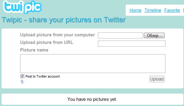 כיצד אני מעלה תמונה ל- Twitter?