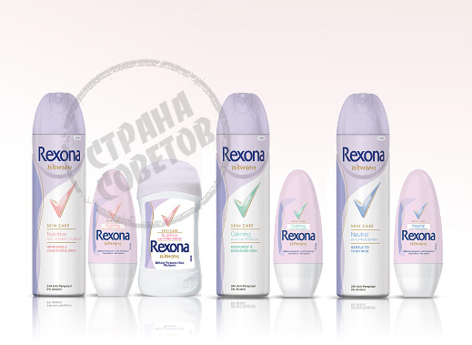 Rexona טיפוח העור Rexona טיפוח העור