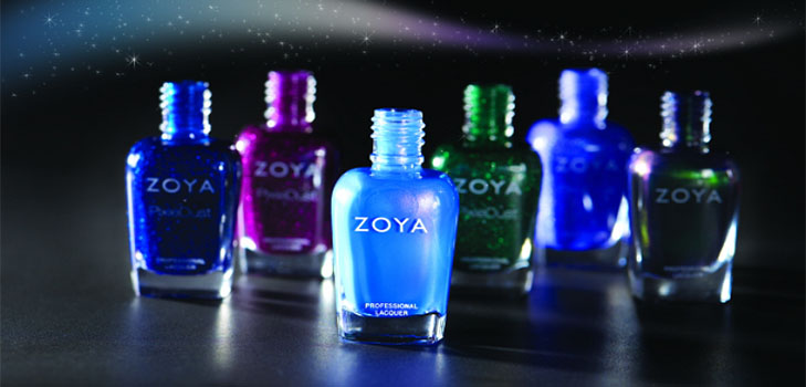 גלית של אבני חן באוסף החגיגי של לכה Zoya Enchanted 2016-2017