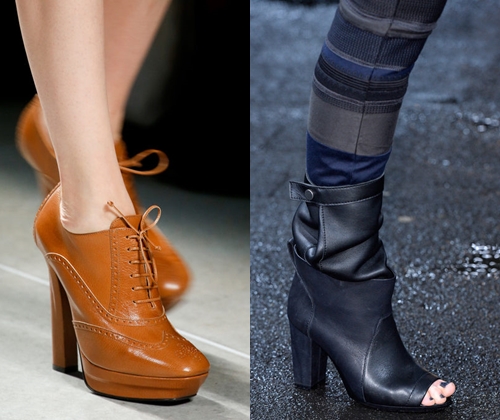 אופנתיות נשים נעליים סתיו חורף 2014: תמונות של נעלי החורף האופנתי ביותר של 2014