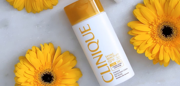הגנה בלתי נראה: שיזוף סוכני Clinique Mineral Sunscreen