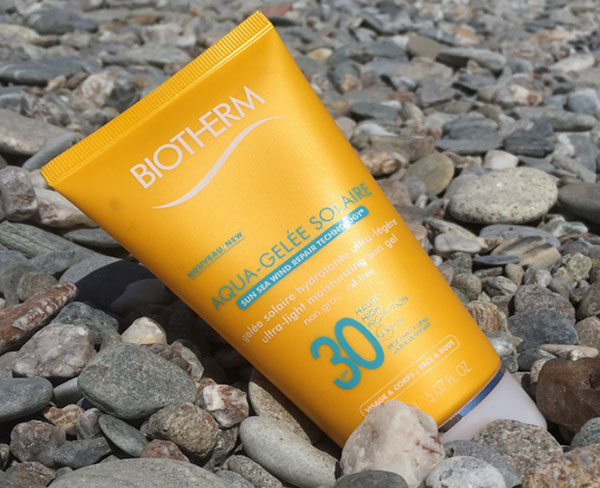 Biotherm Aqua-Gelée Solaire קו החוף עבור עור קטיפתי