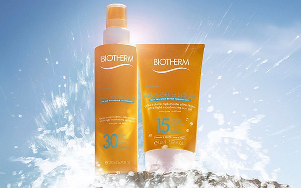 Biotherm Aqua-Gelée Solaire קו החוף עבור עור קטיפתי