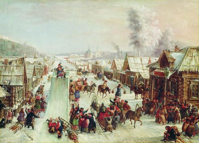 איך לצייר Shrovetide? צייר חג אביב עם הילדים