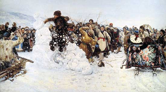 איך לצייר Shrovetide? צייר חג אביב עם הילדים