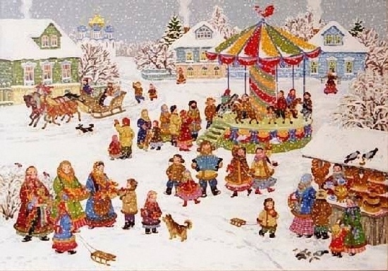 איך לצייר Shrovetide? צייר חג אביב עם הילדים
