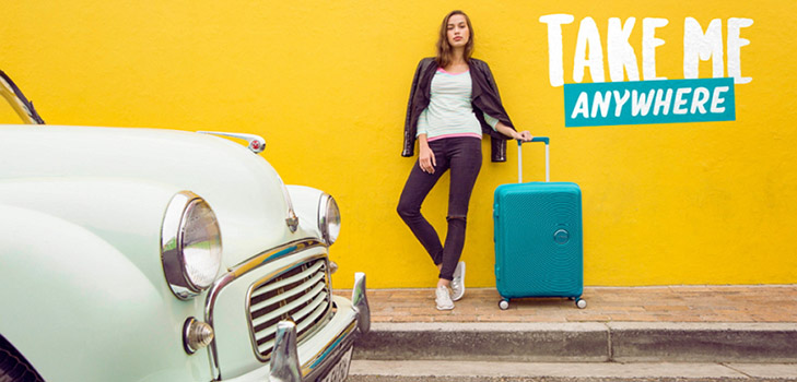 קיץ על הכביש: מזוודות בהיר אמריקן Tourister Soundbox
