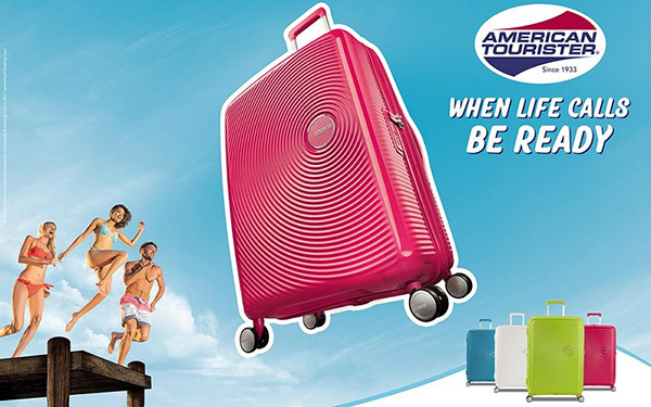 קיץ על הכביש: מזוודות בהיר אמריקן Tourister Soundbox