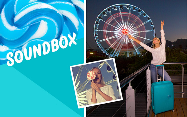 קיץ על הכביש: מזוודות בהיר אמריקן Tourister Soundbox