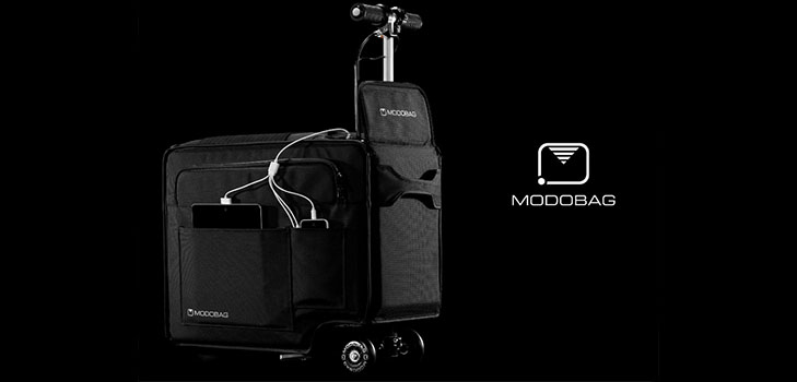 Modobag עבור נסיעה חי: המזוודה הראשונה ממונע