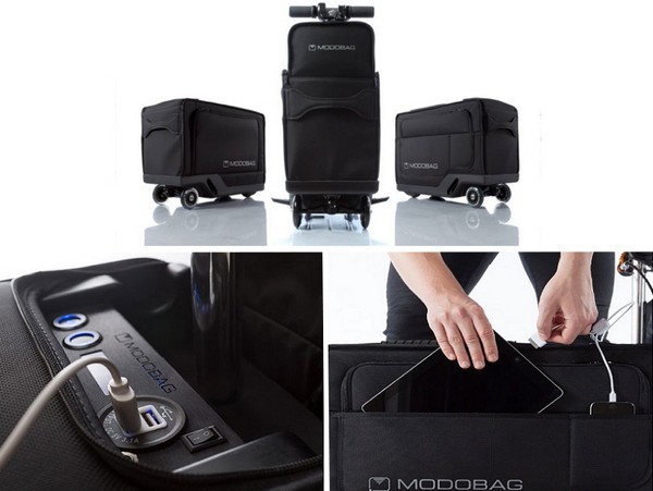 Modobag עבור נסיעה חי: המזוודה הראשונה ממונע