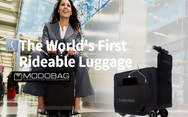 Modobag עבור נסיעה חי: המזוודה הראשונה ממונע