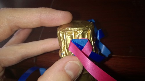 קישוט שמפניה לחתונה עם הידיים שלך