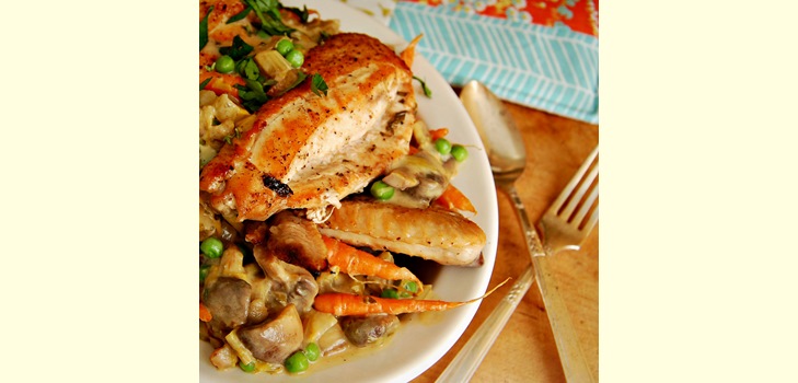 איך לבשל fricassee של עוף: מתכון עם תמונה