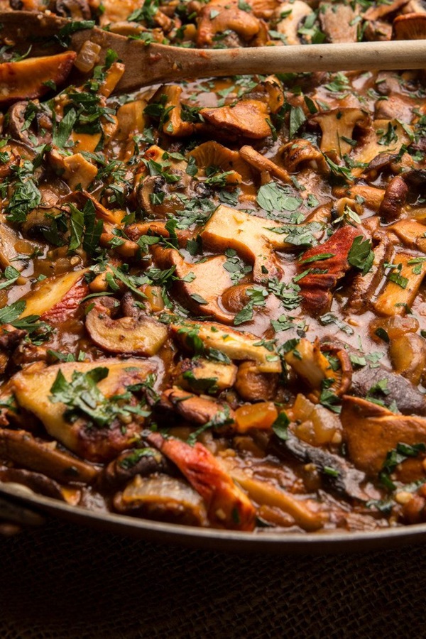 איך לבשל chanterelles במחבת