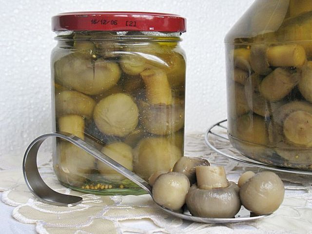 שמפנינים במרינדה לחורף, מתכון קלאסי