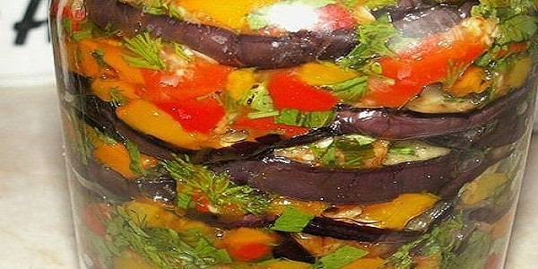 סלט חצילים לחורף