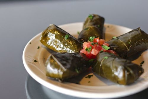 המתכון לקטיף עלי ענבים לדולמה כיצד עלי מחית גפן עבור dolma