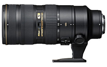 ניקון AF-S NIKKOR 70-200mm F / 2.8G ED VR עדשת טלה